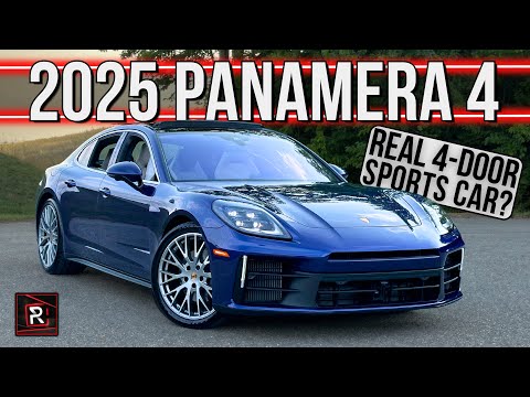 The 2025 Porsche Panamera 4 Is A Big Luxury Sedan With The Soul Of A 911 Carrera
