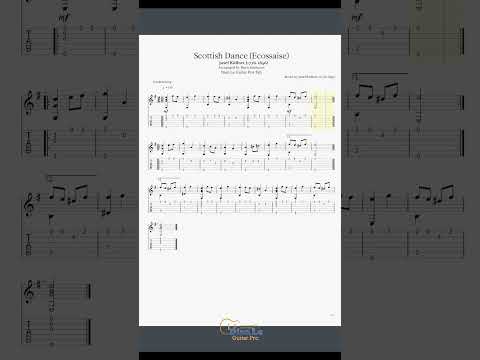 Scottish Dance (Ecossaise) Josef Küffner (1776-1856) Acoustic Guitar Arrangement