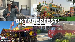 Cozy Fall Vlog 🎃 Morning Routine, Fall Vibes & Oktoberfest Adventures!