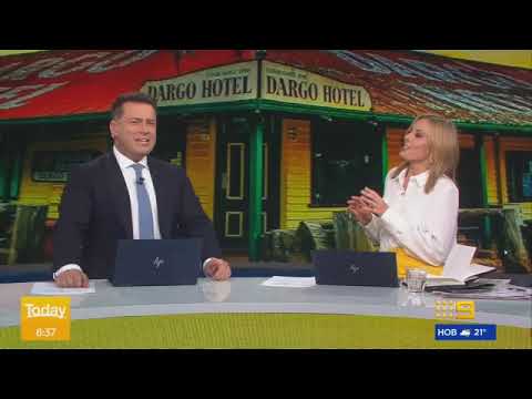 Today Show - Dargo Hotel - Beer Flowing Again - Yay