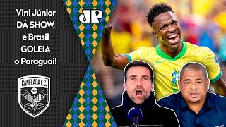 ‘O Vinicius Júnior calou os corneteiros, e a grande diferença foi que a seleção…’; 4 a 1 no Paraguai