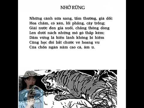 Đọc rap bài thơ Nhớ Rừng (Thế Lữ) - Học Văn không chán