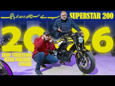 Superstar 200CC New 2026 Model With Zero Engine Vibration Full Review & Price in Pakistan 2026