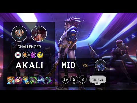 Akali Mid vs Sylas - KR Challenger Patch 11.23
