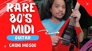 Video thumbnail for Rare 80s MIDI Guitar! Casio MG-500 (Teddy Diaz Guitar) by Perfecto De Castro