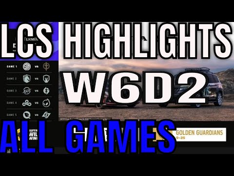 LCS Highlights ALL GAMES W6D2 Summer 2021