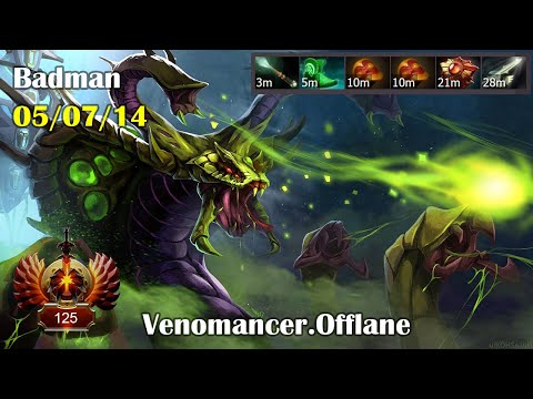 Dota 2 Pro Replay | Offlane | Venomancer [Badman] | ~9031mmr | 7.26c