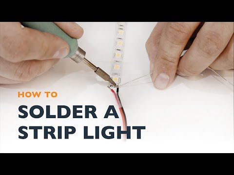 How to Solder a LED Strip Light