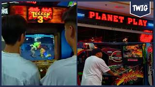 Playing at the Arcade in 1998