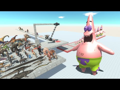 Giant Hammer Trap - PATRICK vs Dinosaurs - Animal Revolt Battle Simulator