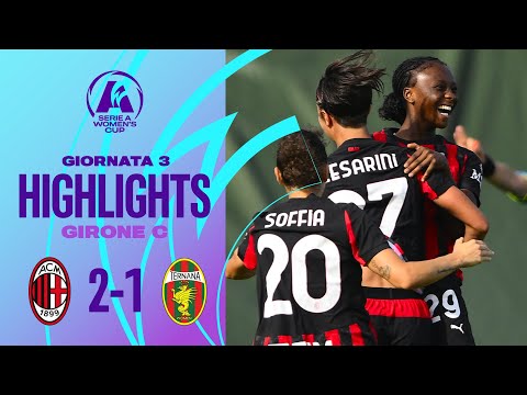 AC Milan-Ternana W. 2-1 | Appiah completes the Rossonere's comeback | #SerieAWomenscup