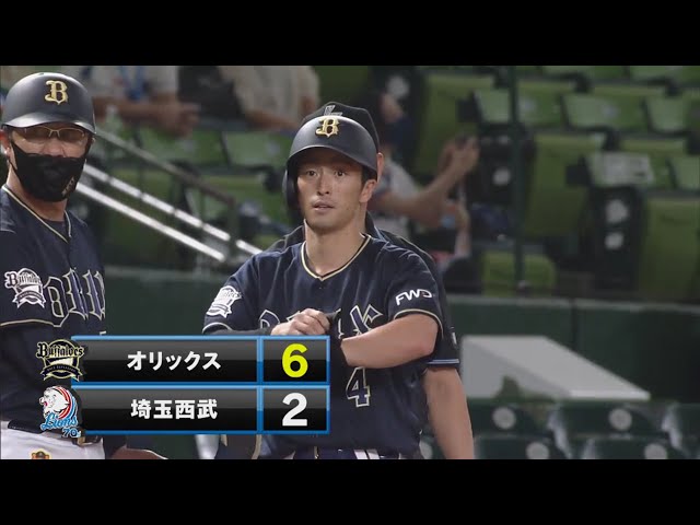 【2回表】走者一掃!! バファローズ・福田のタイムリー3ベースヒット!! 2020/9/10 L-B