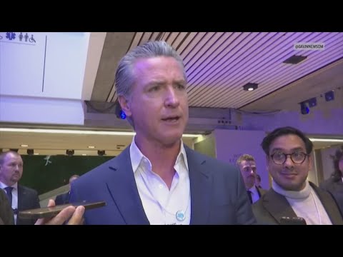 Newsom slams world leaders’ response to Trump at Davos forum
