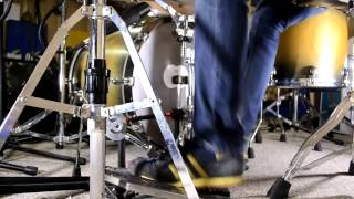 Video thumbnail for DW 9000 series double bass drum pedal by pystelnuk