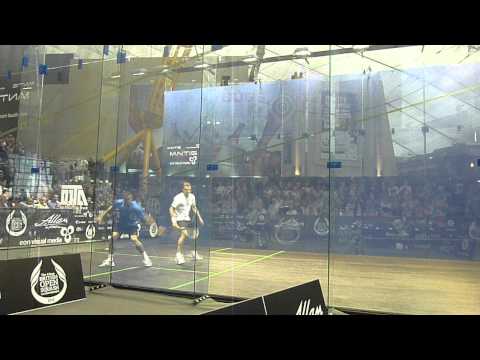 British Open 2012 Squash - Semi Finals - Peter Barker vs Nick Matthew