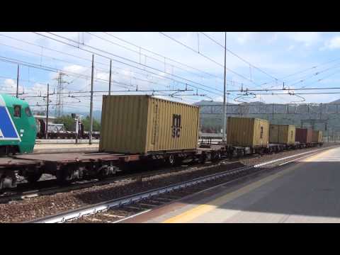 CARGO E. 484.019 SBB. CON CONTAINER MSC - ARQUATA S. 5 - 7 - 2014.