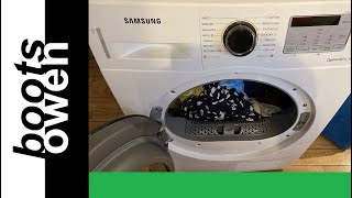 Samsung heat pump tumble dryer measuring energy use (badly!)