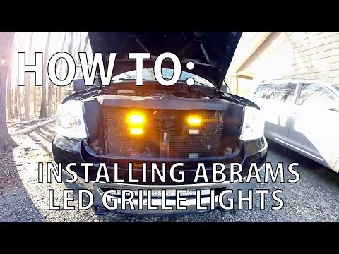 HOW TO: Install Warning Lights Under Grill in your Ford F150