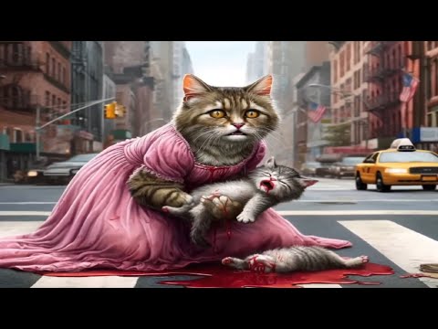 Runaway Cat Attacks Cat Family 😾 #cat #catstory