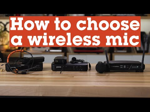 How to choose a wireless microphone system | Crutchfield
