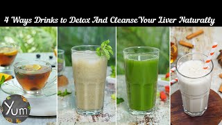 4 Ways Drinks To Detox & Cleanse Your Liver Naturally