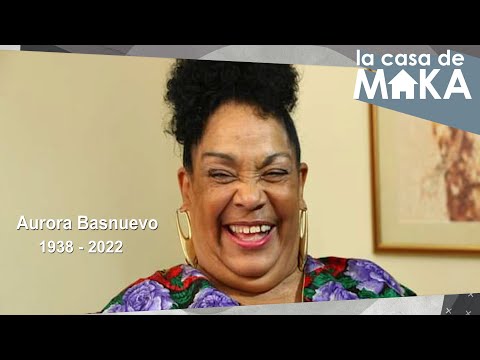 Entre lágrimas la actriz Diana Rosa Suárez hace homenaje a "La Mulatísima" Aurora Basnuevo