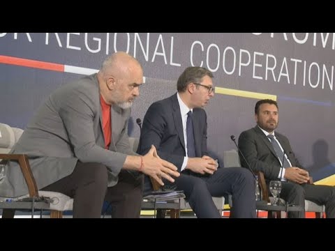 Konferenca e përbashkët, Rama, Vuçiç, Zaev