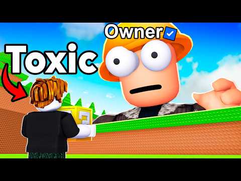 Trolling Toxic Players With Owner In Kick A Lucky Block!