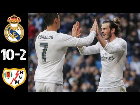 Real Madrid vs Rayo Vallecano 10-2 -All Goals & Highlights 20/12/2015 HD (English Commentary)