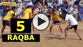 (1) Raqba (Ludhiana) Kabaddi Tournament 5 April 2015