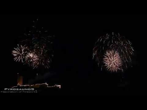 80. LATERNENFEST 2015 FEUERWERK KOMPLETT MUSIK - HALLE/SAALE