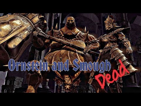 DARK SOULS REMASTERED - Ornstein and Smough defeated easily with Knight Solaire - Anor Londo