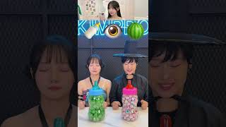 Big bottle candy jelly eyeball🍼👁🍉 | Reacts