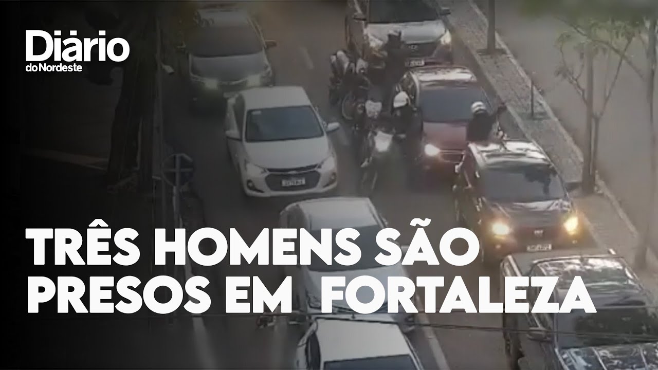 Imagem da notícia: Três homens são presos com carro roubado em Fortaleza; veja