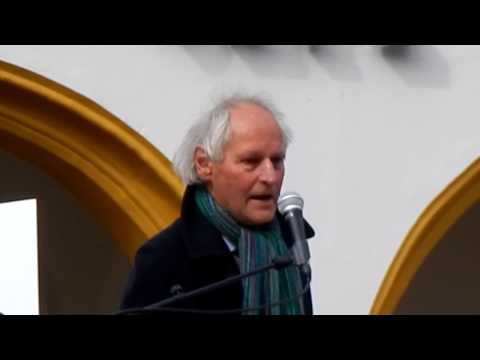 Georg Dudek auf der Brenner-Demo Rosenheim am 06.03.2017