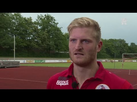 Mart Dijkstra na afloop van FC Augsburg - Sparta