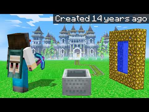 I found my Minecraft World from 14 years ago