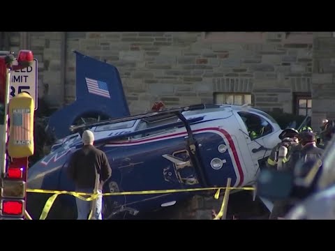 Baby, Pilot, Nurse and Crewmember Escape Medical Helicopter Crash in Delaware County