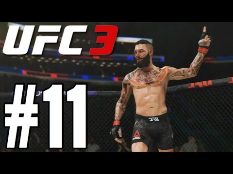 UFC 3 Career Mode Walkthrough Part 11 - HUGE KNOCKOUT!