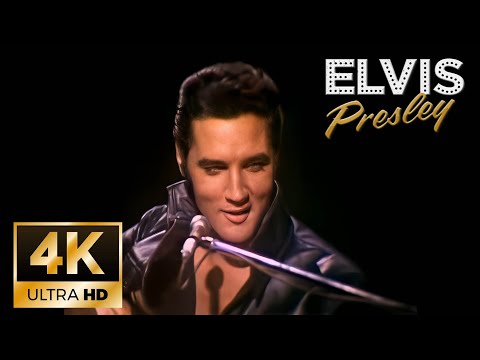 Elvis Presley AI 4K Restored - Heartbreak Hotel 1968 Comeback Special