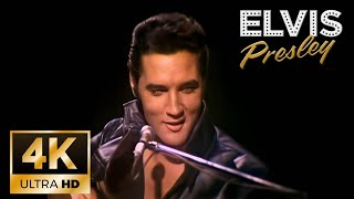 Elvis Presley AI 4K Restored - Heartbreak Hotel 1968 Comeback Special