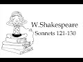 Сонеты Шекспира на английском языке. 121-130 