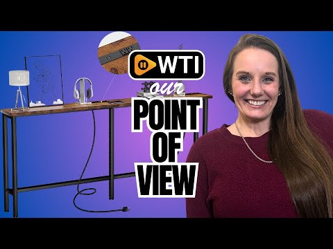 Narrow Console Sofa Table - WTI product video review