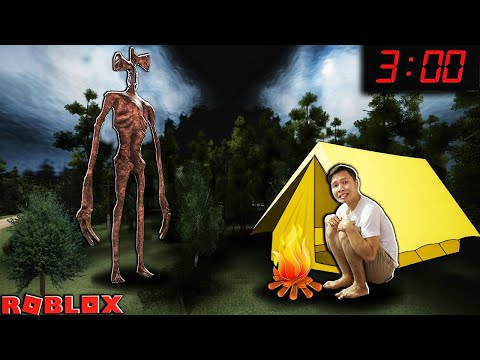 SLENDERMAN 3 GIỜ SÁNG VÀO RỪNG CHƠI TRỐN TÌM GẶP MA ĐẦU LOA SIREN HEAD KHỔNG LỒ(ROBLOX)