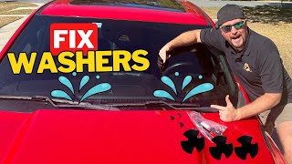 HOW TO Fix Windshield Washer Sprayers: Dodge, Ram, Jeep, Chrysler