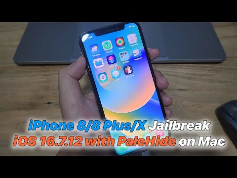 iPhone 8 / 8 Plus / X Jailbreak iOS 16.7.12 with PaleHide on Mac | Full Guide