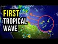 Tropical Wave headed to the Caribbean...