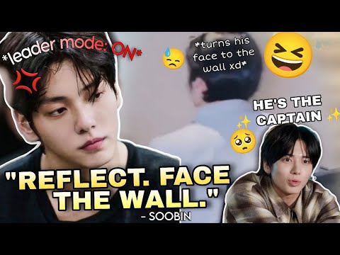 TXT Soobin pulling his LEADER card (from funny to touching moments)