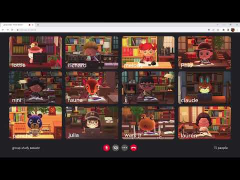 group study #7 🕰️📚 quiet library ASMR, page flips, no music, ambience | animal crossing study aid
