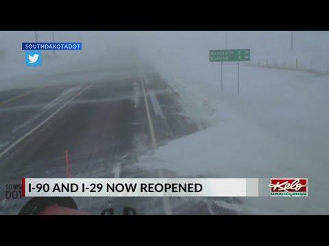Interstate reopens in some areas of South Dakota